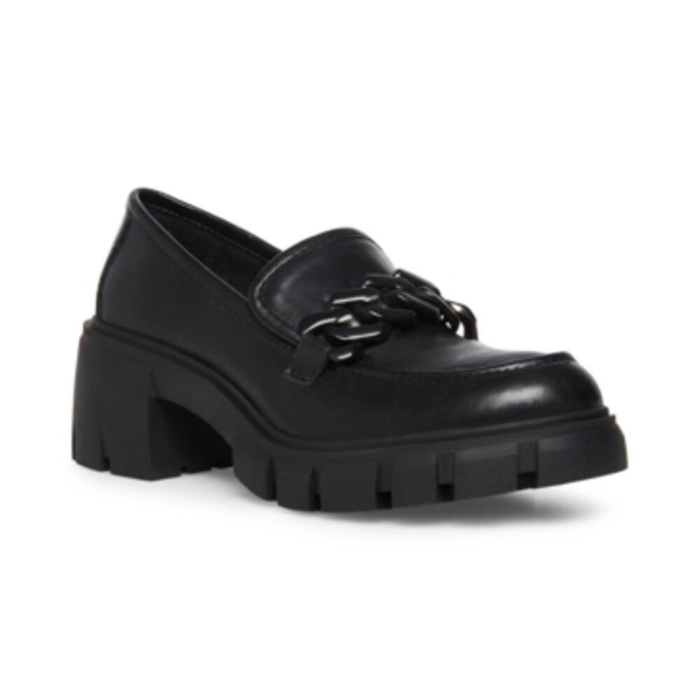 USED Madden Girl Women's Hoxtonn Slip on, Black  -Size 7 M